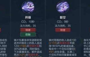 重塑无双霸业，掌控流光项羽（以献祭流项羽铭文出装攻略，打造不败神话）
