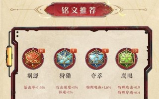 《王者荣耀早期铭文出装攻略》（打造最强英雄阵容，提升游戏竞技实力）