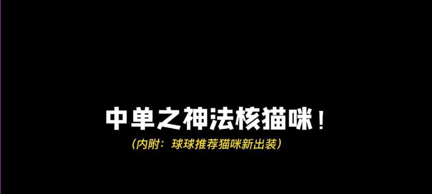 《猫咪顺风出装攻略——打造时尚宠物风格》（时尚、潮流、可爱，让猫咪成为最亮眼的明星！）-第1张图片-游技攻略库
