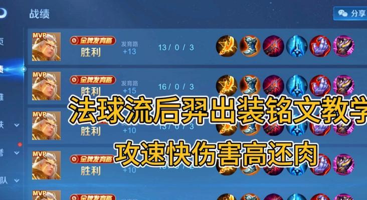 挑战未来的裔铭文之路（以最强攻略打造无敌后裔铭文阵容）-第2张图片-游技攻略库